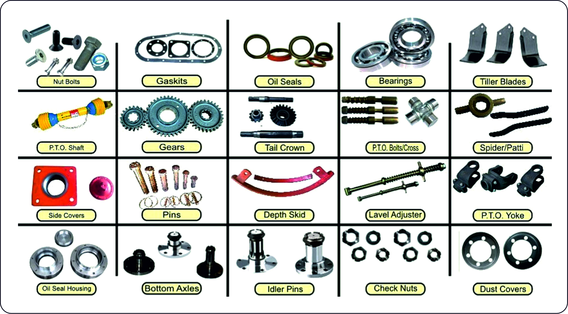 Avadh Pavitra Rotavator Parts